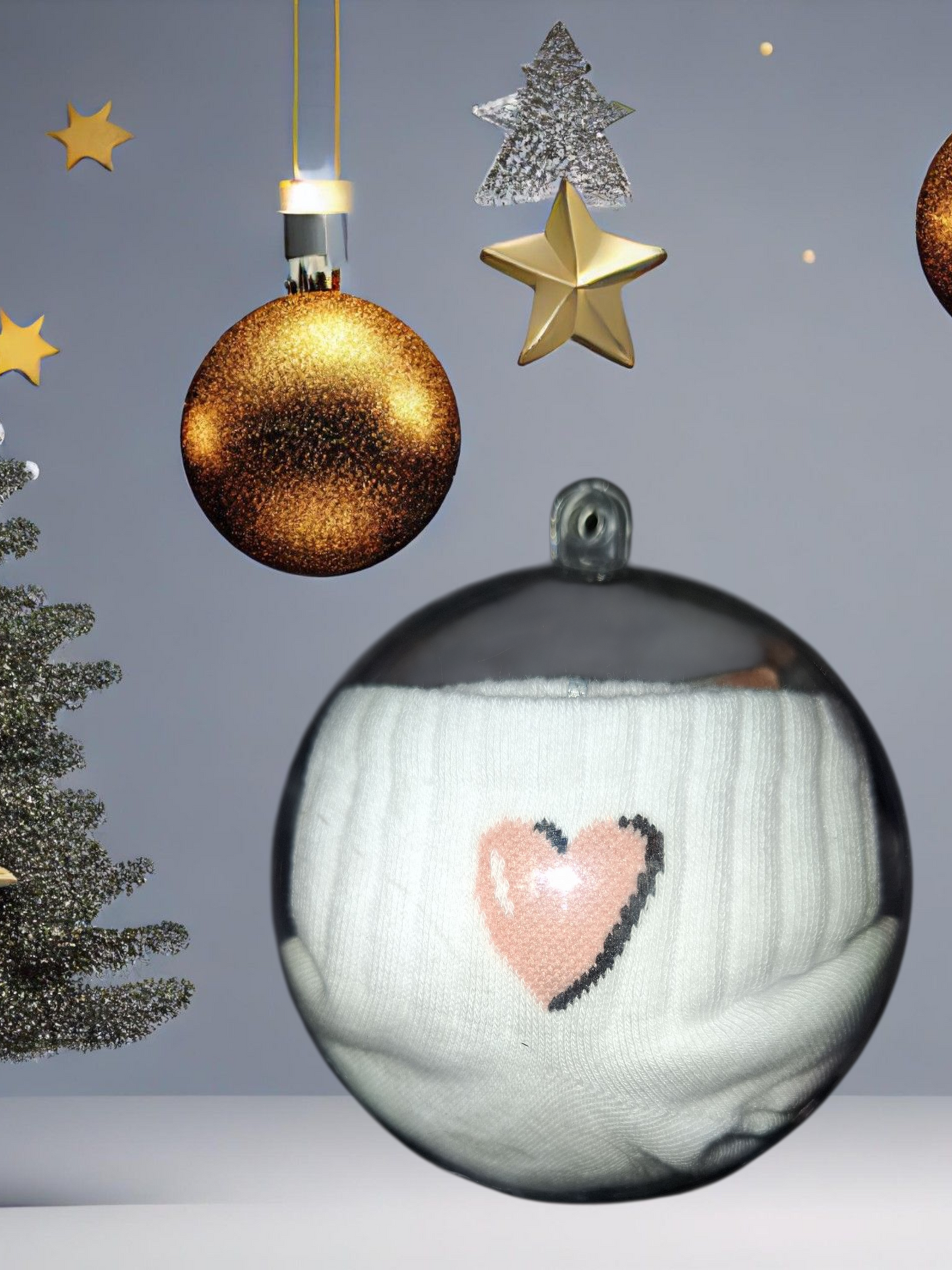 Boule de noel cœur ❤️